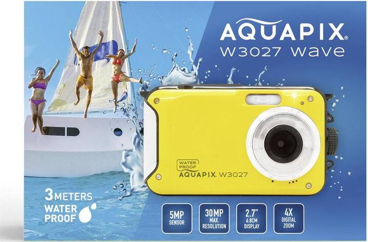 Actual product image Easypix Aquapix W3027 WAVE yellow (5 Mpx)