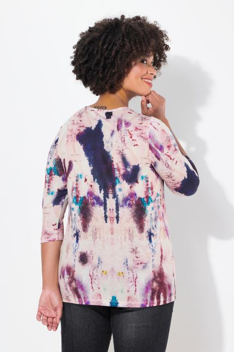 Produktbild Angel of Style T-Shirt, Straight Fit, Smiley, Batik-Muster (52)