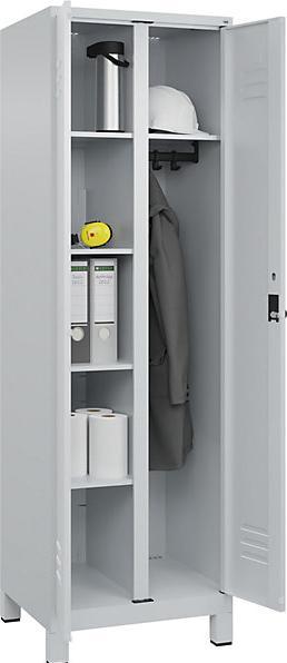 Produktbild C+P CP Spind Classic Plus lichtgrau 080610-20 S10009, 1 Schliessfach 60,0 x 50,0 x 195,0 cm (60 cm, 195 cm)
