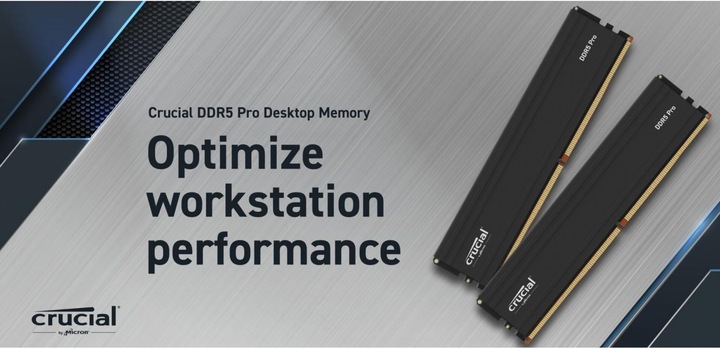 Actual product image Crucial Pro (2 x 16GB, 5600 MHz, DDR5 RAM, DIMM)