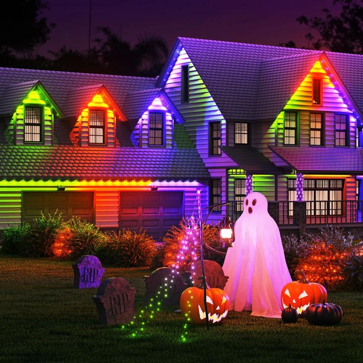 Image du produit Nanoleaf Permanent Outdoor Lights Smarter Kit 15 Meter (Blanc, Multicolore, RGB, 1500 cm, Extérieur, Intérieur)