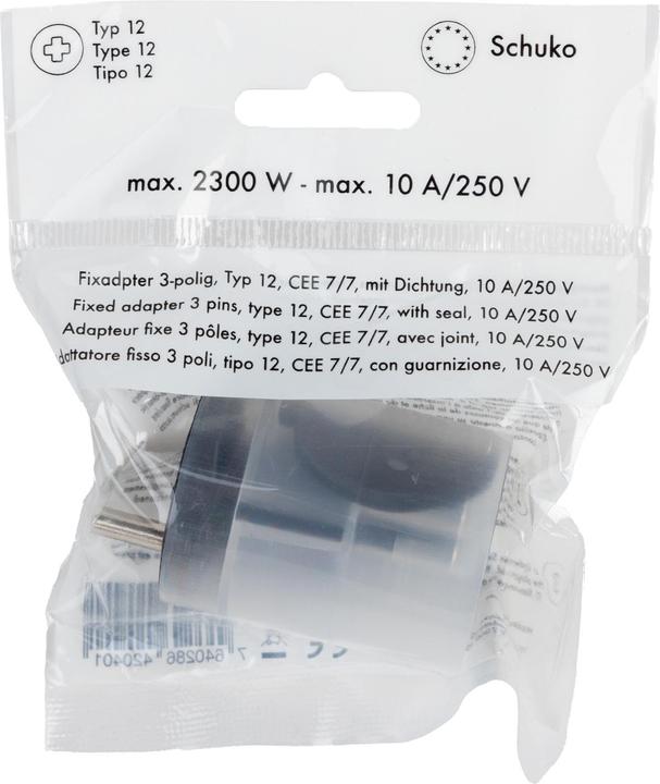 Actual product image Company Supplies Fixadapter (Type 12, CEE 7/7)