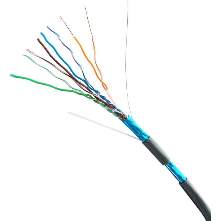 Datacom FTP Cable CAT5E LSOH, Eca 100m Grey (F/UTP, CAT5e, 100 m), Cavo di rete