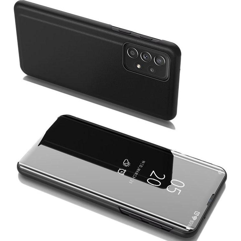Hurtel Clear View Case Flip Cover für Samsung Galaxy A53 5G schwarz (Samsung Galaxy A53 5G), Smartphone Hülle, Schwarz
