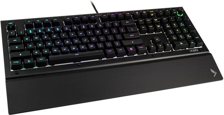 Actual product image Das Keyboard X50Q, US Layout, soft tactile Omron (US, Cable)