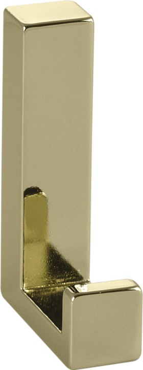 Siro MantelHaken Doradus GarderobenHaken 15x61mm, Haken ZN vermessingt poliert