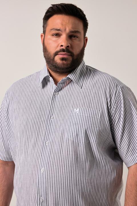 Immagine prodotto Men+ Streifenhemd, Halbarm, Seersucker, Kentkragen, Comfort Fit (3XL)