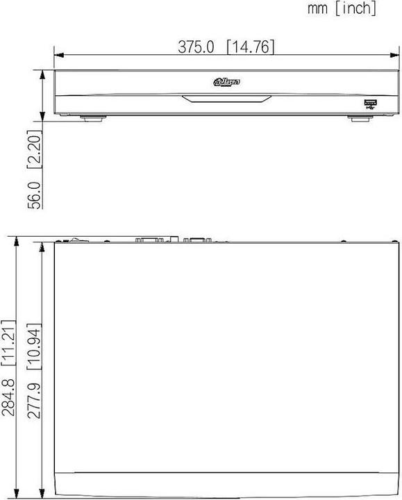 Image du produit Dahua IP-Rekorder NVR5208-EI2 (Enregistreur vidéo en réseau (NVR))