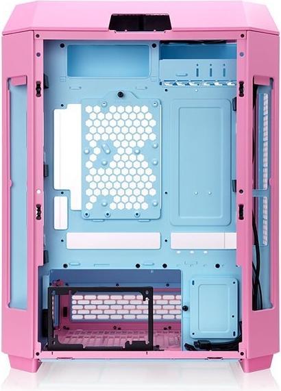 Produktbild Thermaltake The Tower 600 (pink, Tempered Glass x 3) (Mini-ITX, ATX, mATX)