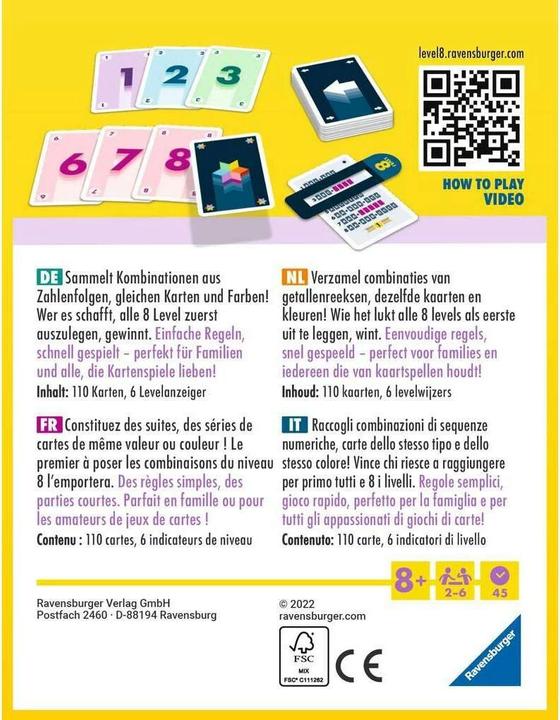 Actual product image Ravensburger Level 8® (German, French, Dutch, Multilingual, Italian, Icelandic)
