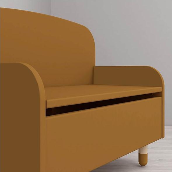 Immagine prodotto Flexa Panchina con contenitore Dots Mustard (Seggiolone)