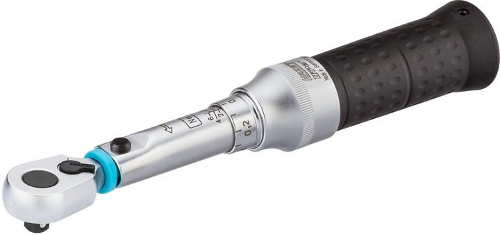 Produktbild HAZET Drehmoment-Schlüssel 6106-1CTCAL - Toleranz: 4% - Vierkant massiv 6,3 mm (1/4 Z (1/4", 1 Nm, 6 Nm)