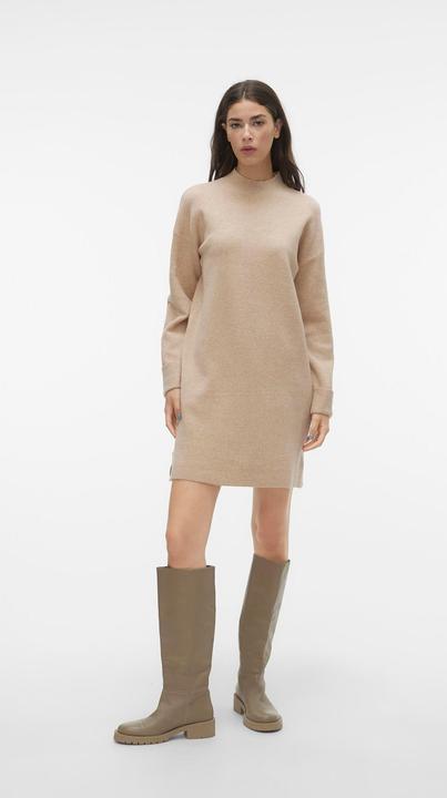 Image du produit Vero Moda VMGOLDNEEDLE LS SHORT HIGHNECK DRESS Robe en maille (S)