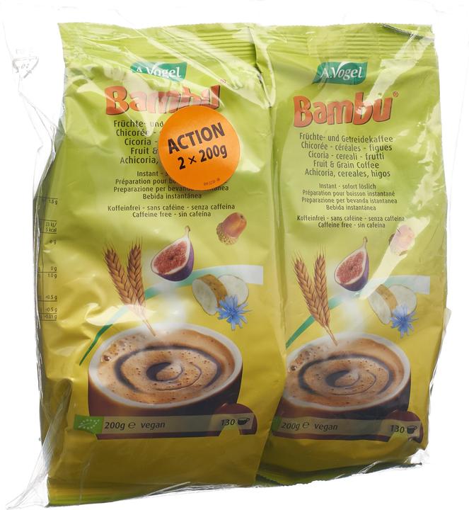 Produktbild A. Vogel A. Bambu Früchte und Getreidekaffee Nachfüllbeutel DUOPACK (200 g)
