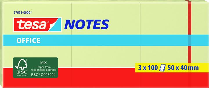 Label énergétique tesa Feuilles de notes, notes adhésives (40 x 50 mm)