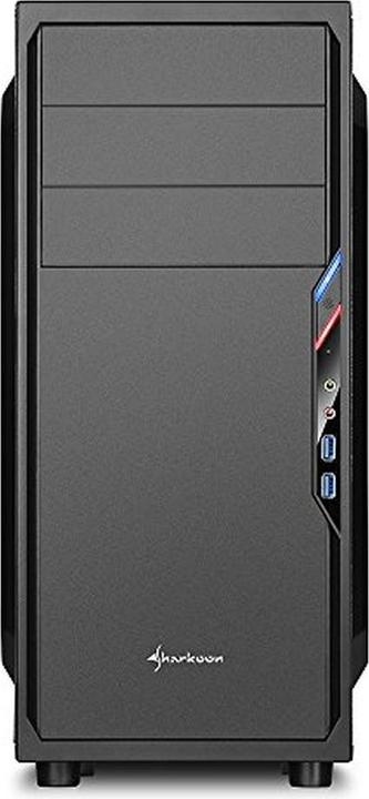 Produktbild Sharkoon VS4-V - Midi-Tower - PC - Schwarz - ATX - Micro-ATX - Mini-ITX - 16 cm - 38,5 cm (ATX)