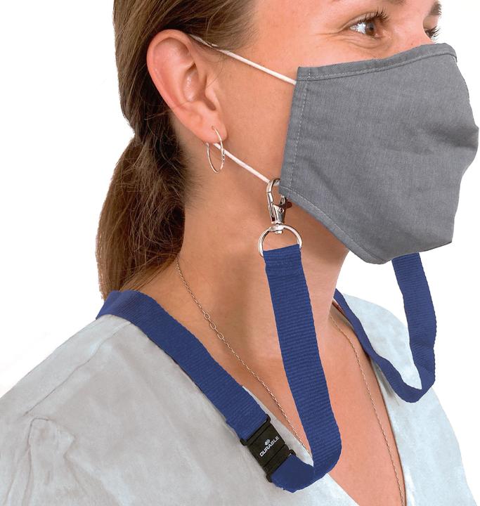 Produktbild Durable 852807 - Gesichtsmaske - Textil - Blau - 44 cm - 20 mm