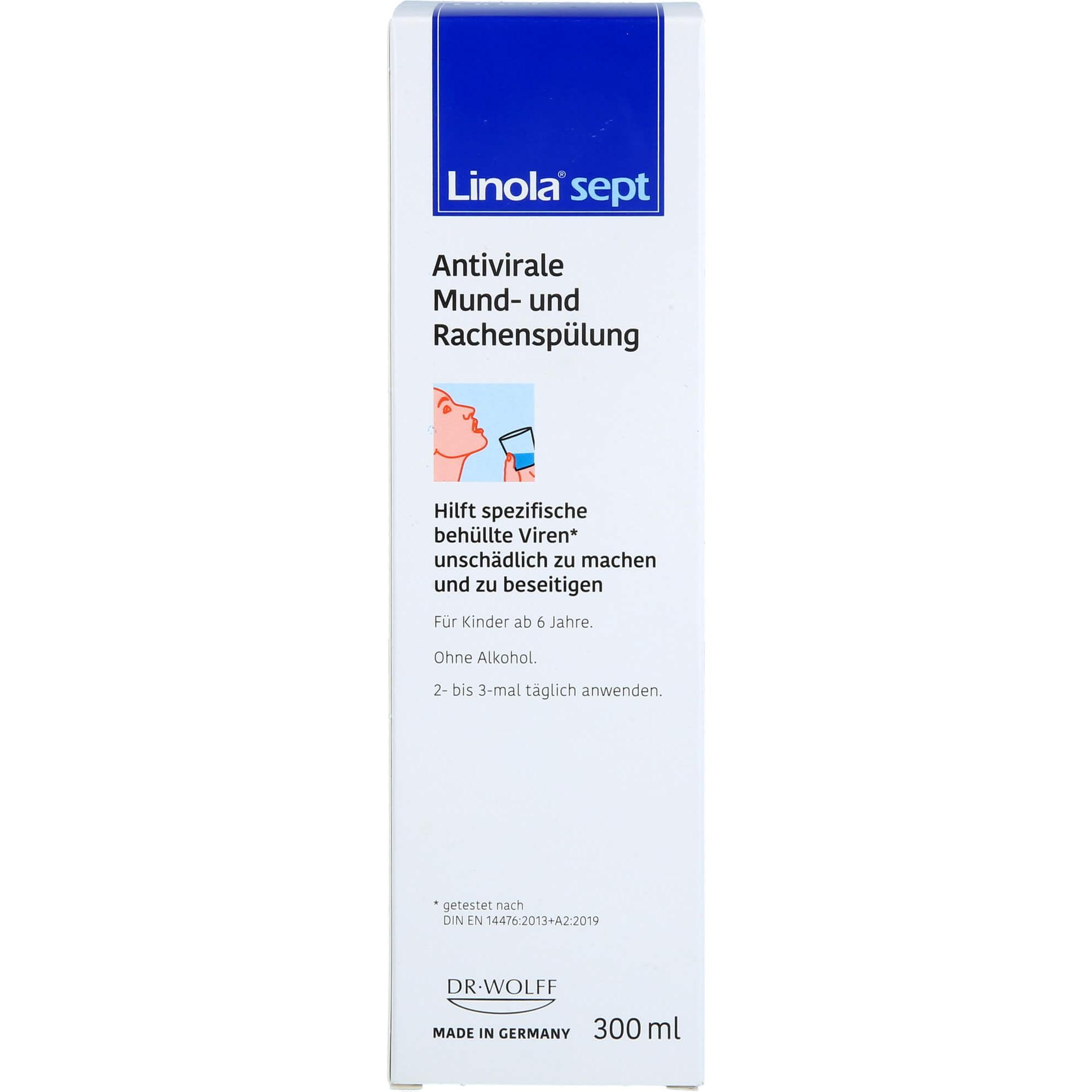 Thumbnail - Dr. Wolff, Mundspülung, Linola Sept Mund&rachenspu, 300 ml SUS (300 ml, Mundspülung)