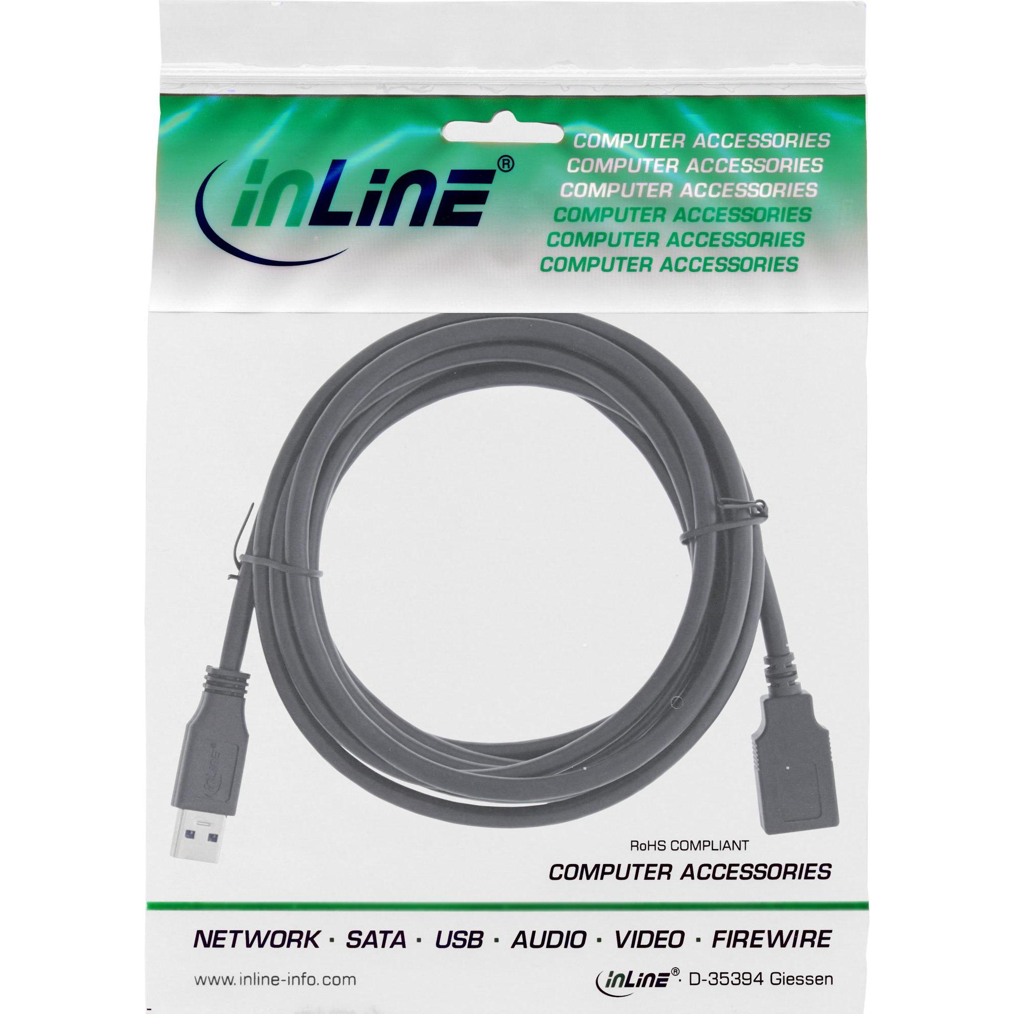 Thumbnail - InLine USB 3.0 Kabel (0.50 m, USB 3.0), USB Kabel