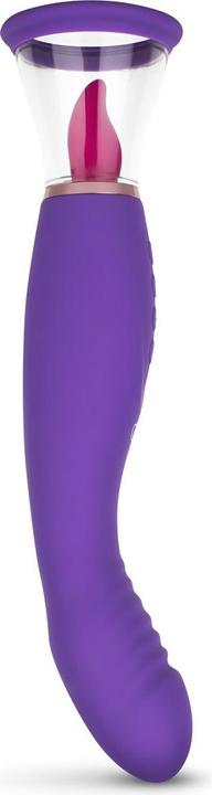 Actual product image Easytoys Pleasure Pump mit GPunkt Vibrator Violett
