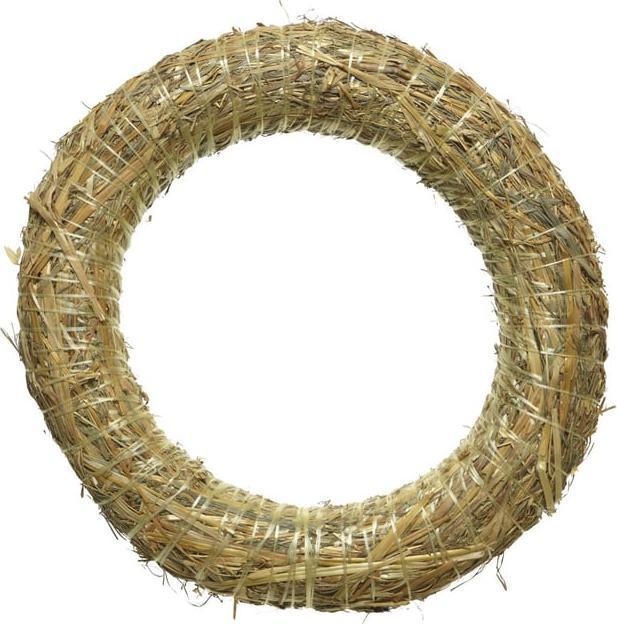 Everlands Dekokranz - aus Stroh - Ø = ca. 30 cm