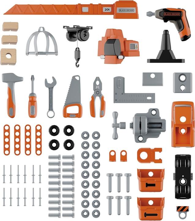 Produktbild Smoby Black+Decker Werkbank mit Kran
