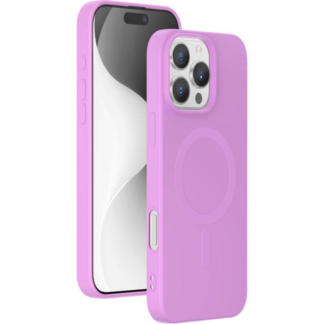 Bigben MagSafe Case (Apple iPhone 16 Pro Max), Smartphone Hülle, Rosa