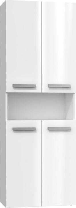 Image du produit Topeshop Armoire de rangement pour salle de bain (60 x 30 x 174 cm)