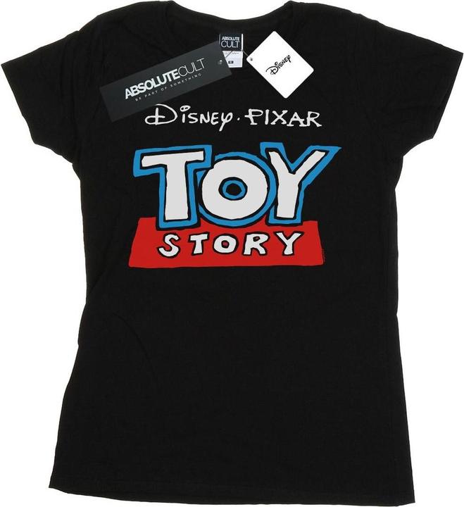 Actual product image Disney Womens/Ladies Toy Story Cartoon Logo Cotton T-Shirt (L)