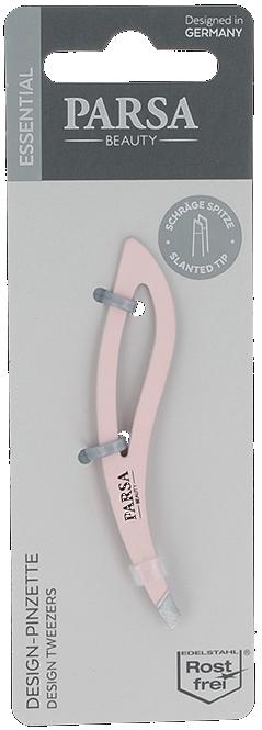 Produktbild Parsa Beauty Parsa Design-Pinzette, schräg, schwarz - rosé