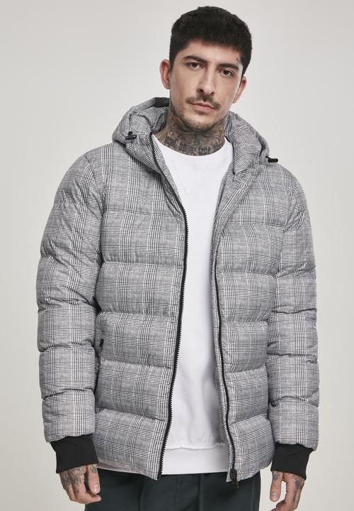 Produktbild Urban Classics Hooded Check Puffer Jacket (S)