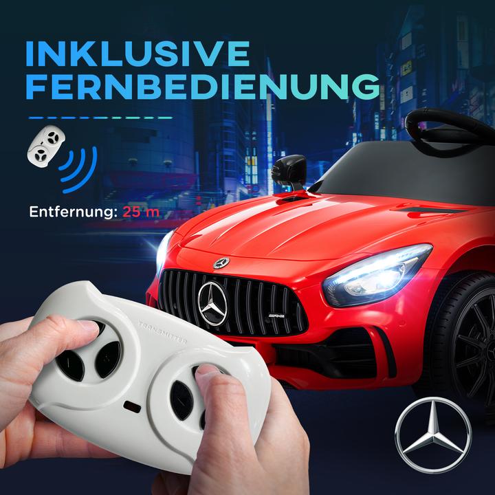 Produktbild Aiyaplay Kinder Elektroauto Kunststoff, Metall Rot (12 V)