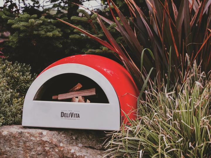 Immagine prodotto Delivita Forno per pizza Chilli Red (Legno del forno per pizza)