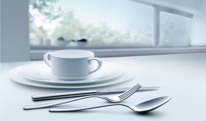 Produktbild WMF Essbesteck Besteckset 12 Personen Boston 66tlg Monobloc Edelstahl 18/10 poliert (66 Stück, Besteck Set)