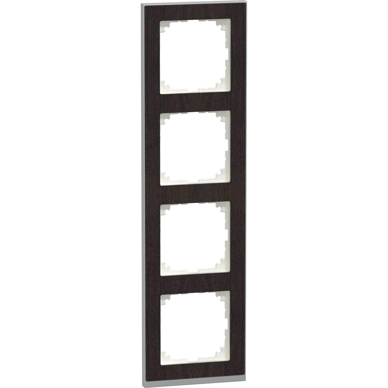 Merten, Zubehör Schalterprogramm, M-Pure Decor-Rahmen, 4fach, MEG4040-3671