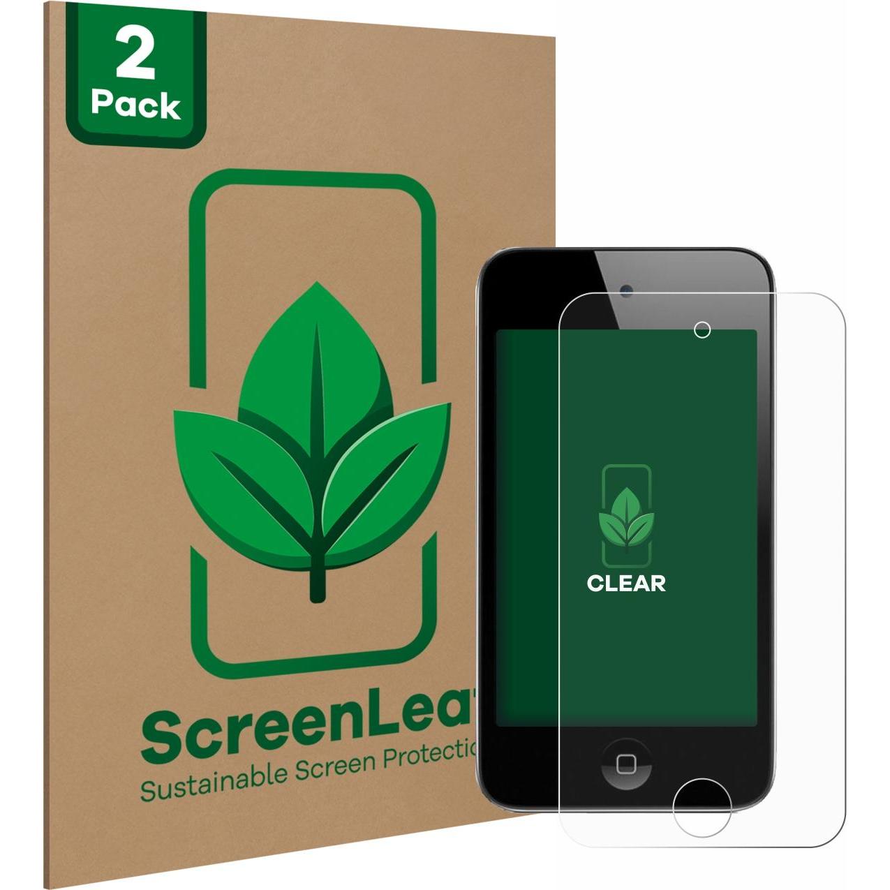 Thumbnail - ScreenLeaf Schutzfolie nachhaltiger Displayschutz Displayschutzfolie Folie Klar Transparent, MP3 + Media-Player Zubehör