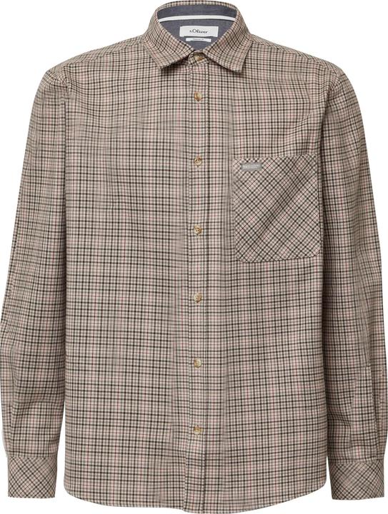 Immagine prodotto s.Oliver Hemd Regular Fit: Kariertes Hemd aus Flanell (S)