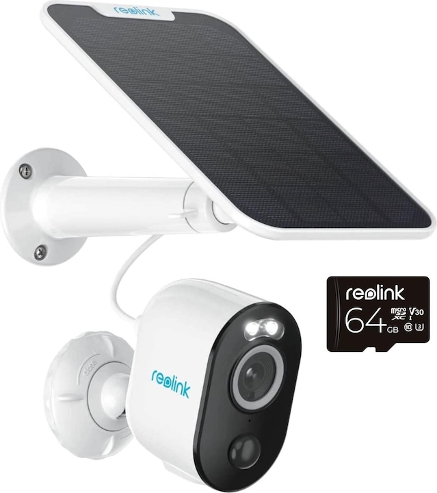 Produktbild Reolink Argus Series B330+Solar Panel+64GB SD Card-5MP (2560 x 1440 Pixels)