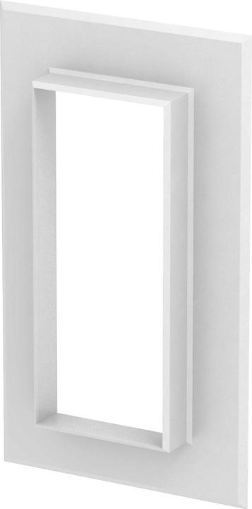 Image du produit OBO Bettermann G-AWAG70170RW Cache de finition murale, version fermée.