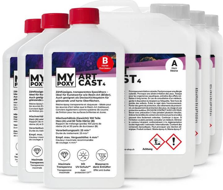 Produktbild MyPoxy Epoxidharz ArtCast 4 – Kunstwerke (Bilder)