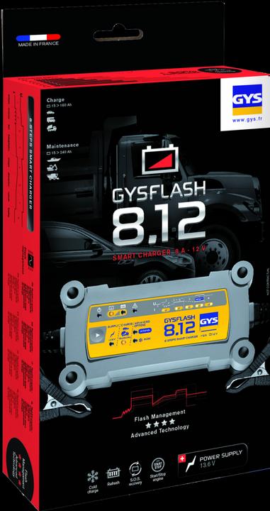 Actual product image GYS Charger FLASH 8.12 (12V, 8 A)