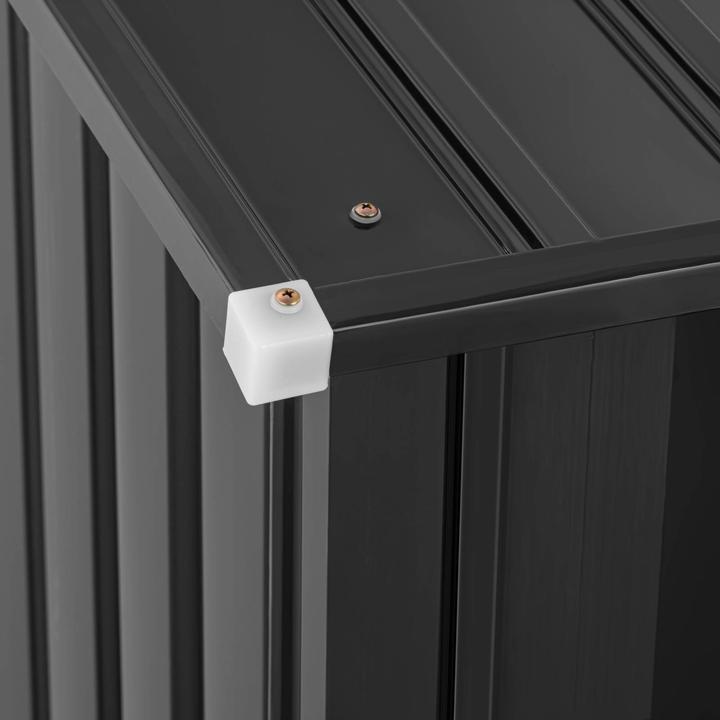 Image du produit Uniprodo Geräteschuppen Gartenschrank Gartenschuppen verzinkter Stahl verschliessbar