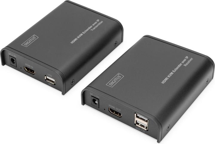 Produktbild Digitus HDMI KVM Extender 120 m via Netzwerkkabel Cat 5 5E