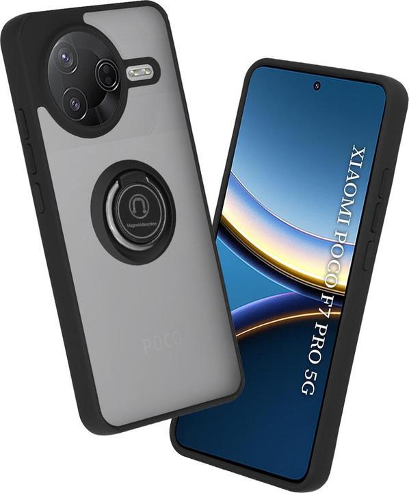 Actual product image Techsuit - Glinth - Xiaomi Poco F7 Pro - Black (Xiaomi Poco F7 Pro)