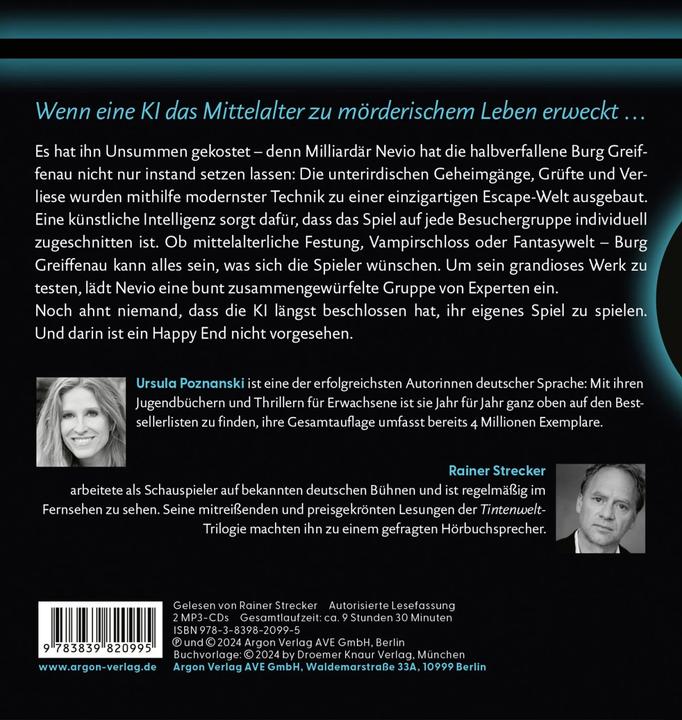 Actual product image The castle (Ursula Poznanski, German)