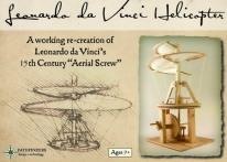 Fun trading Leonardo Da Vinci - Helikopter - Holzbausatz