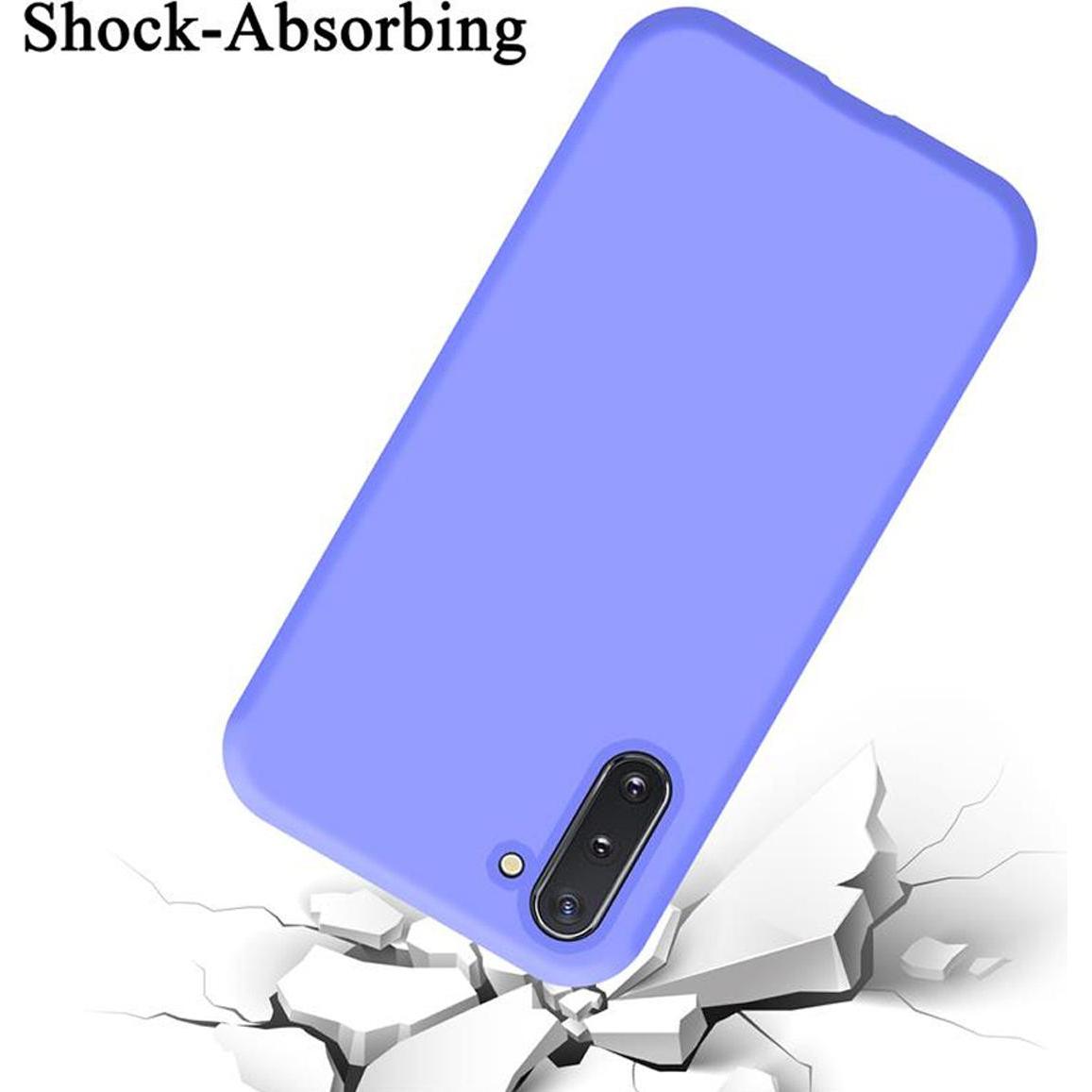 Thumbnail - Cadorabo TPU Liquid Silicone Case Cover (Samsung Galaxy Note 10), Smartphone Hülle, Violett
