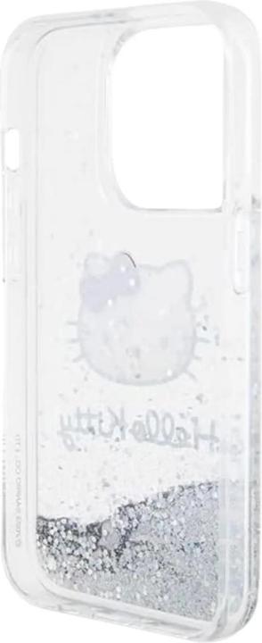Immagine prodotto Hello Kitty HKHCP13XLIKHET Custodia rigida iPhone 13 Pro Max 6,7" srebrny/argento Liquid Glitter Charms Kitt (Apple iPhone 13 Pro Max)