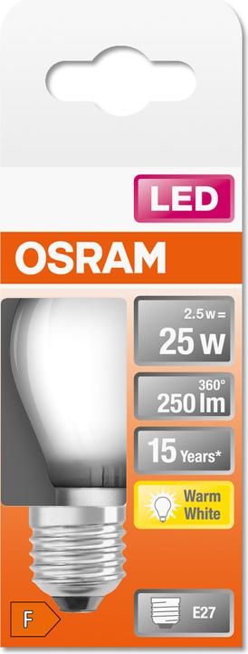 Actual product image Osram Star Classic P (E27, 2.50 W, 250 lm, 1 x, F)