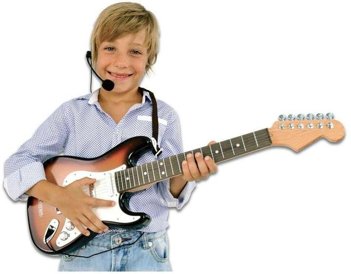 Produktbild Bontempi Chitarra elettronica con microfono e connessione Wireless-Fender Style- (Multilingual)